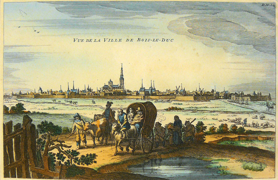 Vue de la ville de Bois-Le-Duc